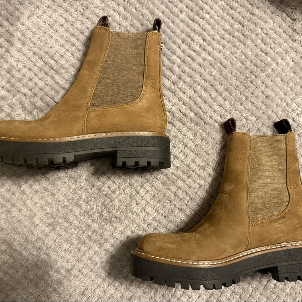 Sam Edelman Tan Ankle Boots